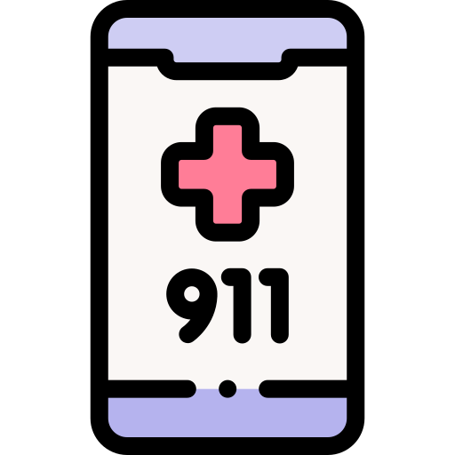 911 Detailed Rounded Lineal color icon
