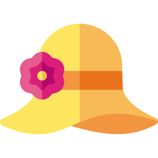 pamela hoed Basic Rounded Flat icoon
