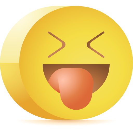 Tongue 3D Color icon