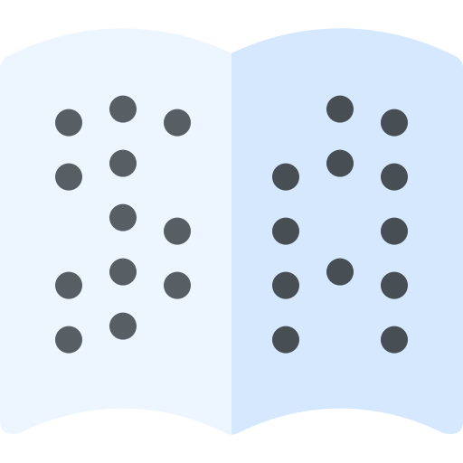 braille Basic Rounded Flat icona
