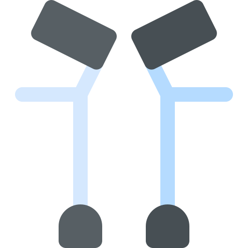 stampelle Basic Rounded Flat icona