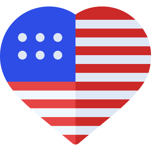 stany zjednoczone ameryki Basic Rounded Flat ikona