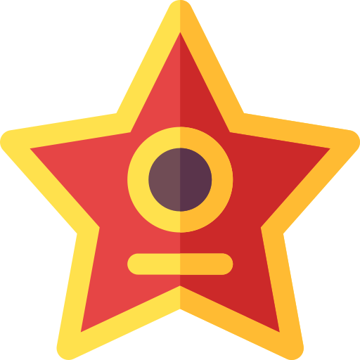 HOLLYWOOD STAR Basic Rounded Flat icon
