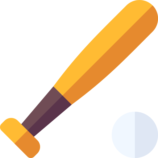 baseballschläger Basic Rounded Flat icon