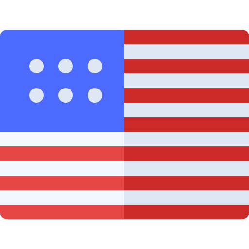 america Basic Rounded Flat icono