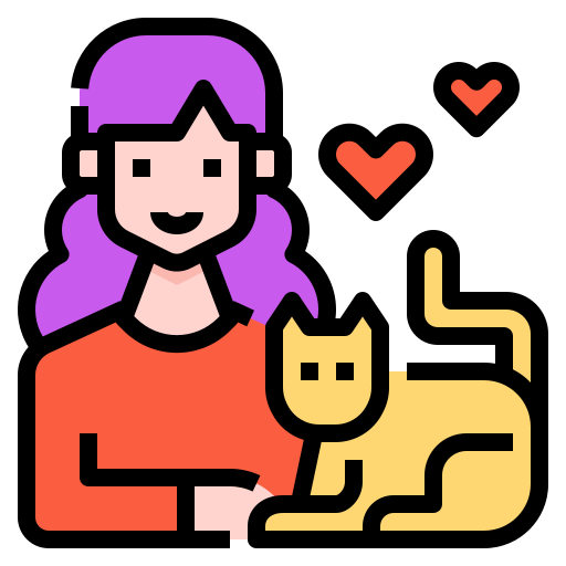 Play with pet Linector Lineal Color icon