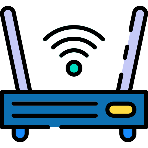 wlan router Good Ware Lineal Color icon