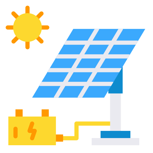 Солнечная энергия Good Ware Flat иконка