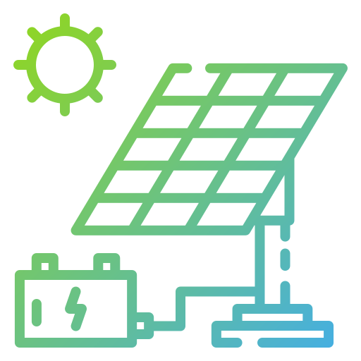 太陽光エネルギー Good Ware Gradient icon