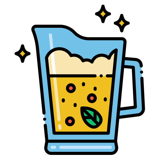 jarro de cerveza Flaticons Lineal Color icono