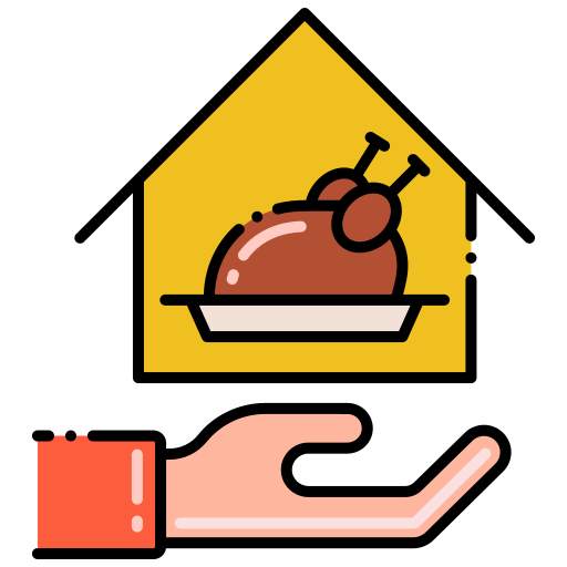 mahlzeit Flaticons Lineal Color icon