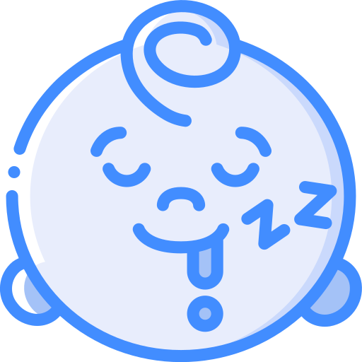 bebé durmiendo Basic Miscellany Blue icono