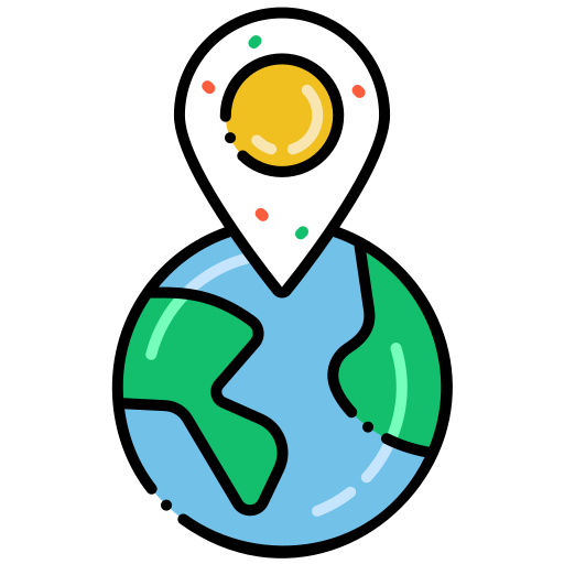 Location Flaticons Lineal Color icon