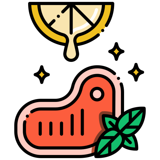 carne Flaticons Lineal Color icono
