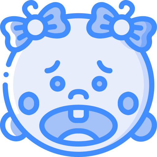 bebé llorando Basic Miscellany Blue icono