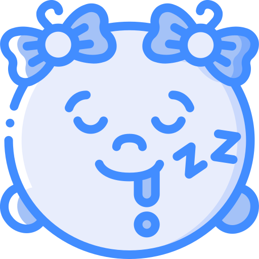 bebé durmiendo Basic Miscellany Blue icono