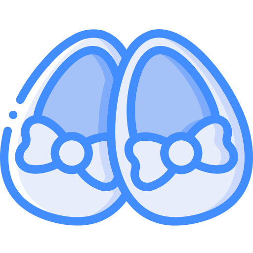 Baby shoes Basic Miscellany Blue icon
