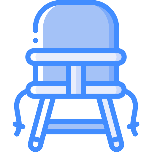 cadeira de bebê Basic Miscellany Blue Ícone