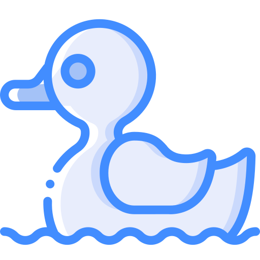 Rubber duck Basic Miscellany Blue icon