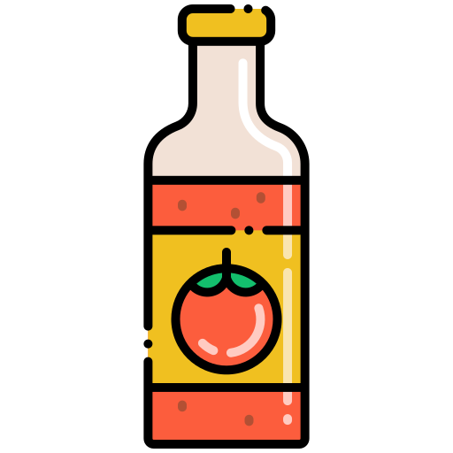 Tomato sauce Flaticons Lineal Color icon