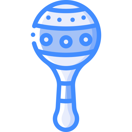 ガラガラ Basic Miscellany Blue icon