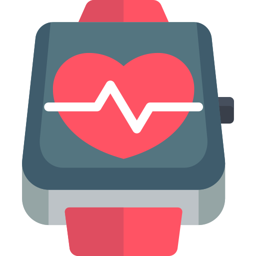 Heart rate monitor Basic Miscellany Flat icon
