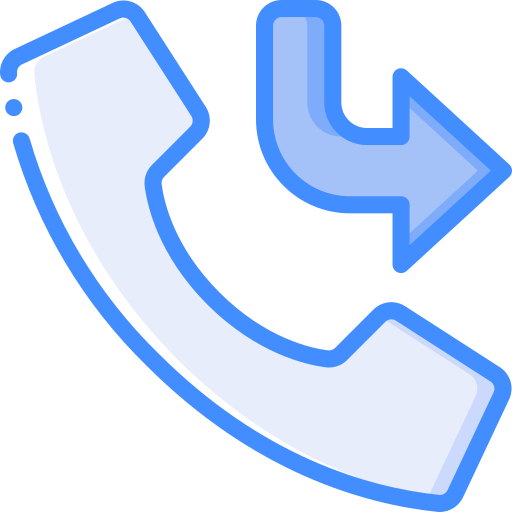Missed call Basic Miscellany Blue icon