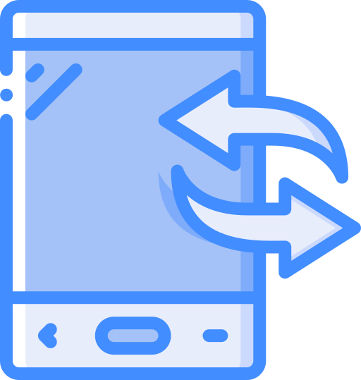 Synchronize Basic Miscellany Blue icon