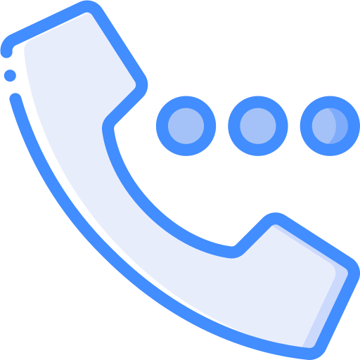 電話をかける Basic Miscellany Blue icon