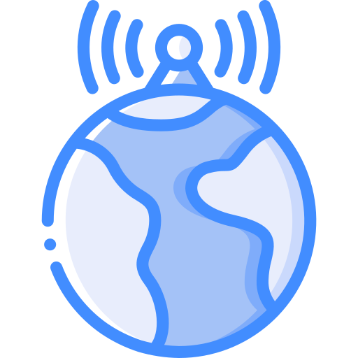 인터넷 연결 Basic Miscellany Blue icon