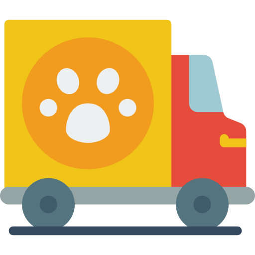 vrachtauto Basic Miscellany Flat icoon
