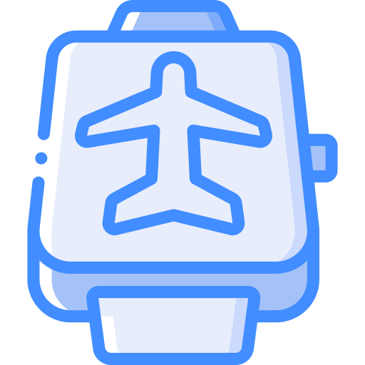flugzeug-modus Basic Miscellany Blue icon