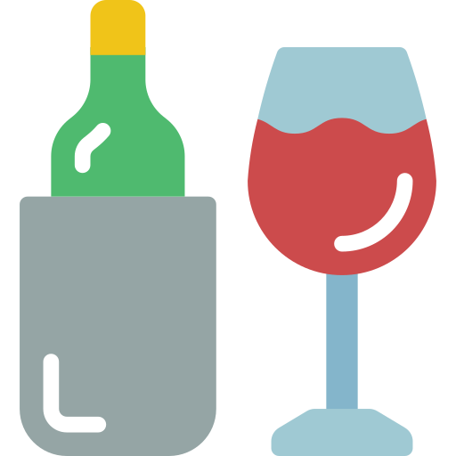wijn Basic Miscellany Flat icoon