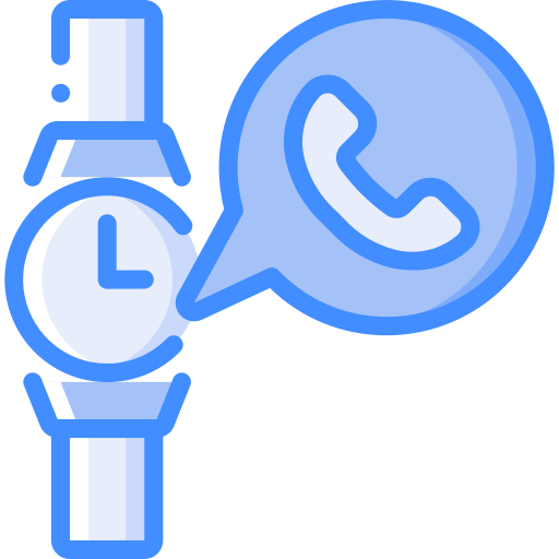 Incoming call Basic Miscellany Blue icon