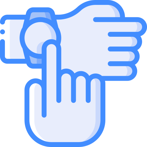 touchscreen Basic Miscellany Blue icon