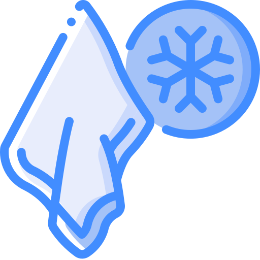 asciugamano Basic Miscellany Blue icona