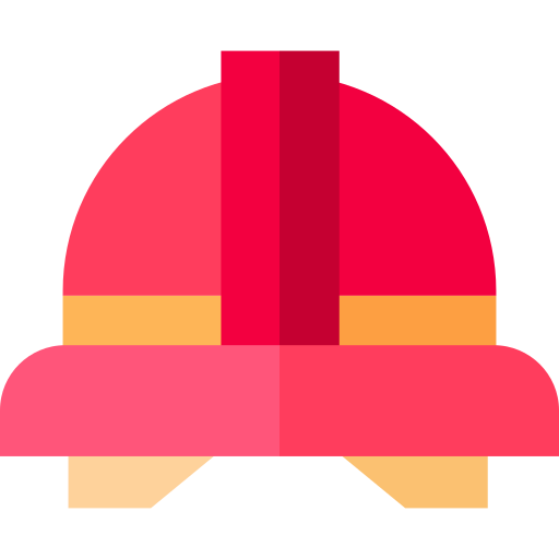 Hard hat Basic Straight Flat icon