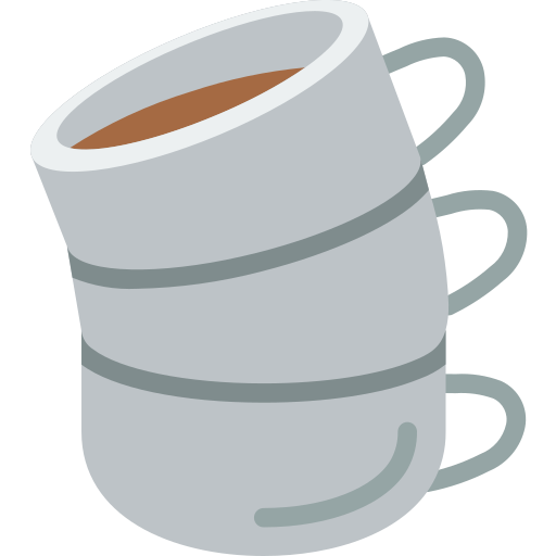 Cups Basic Miscellany Flat icon