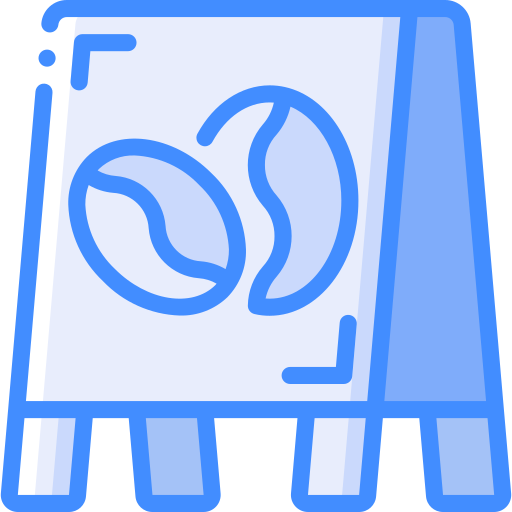 Sign Basic Miscellany Blue icon