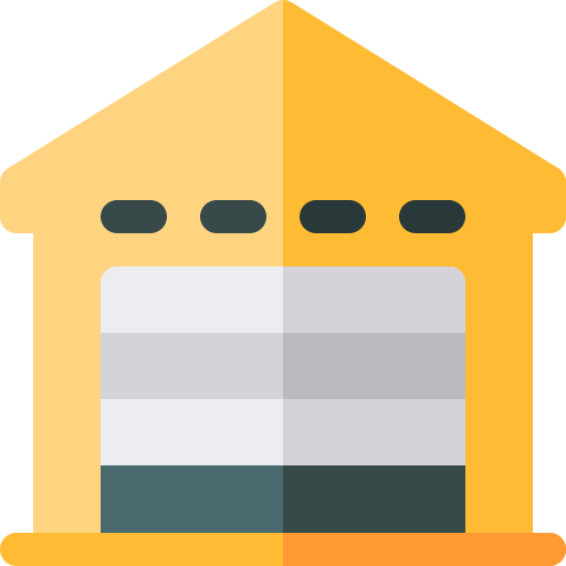 Garage Basic Rounded Flat icon