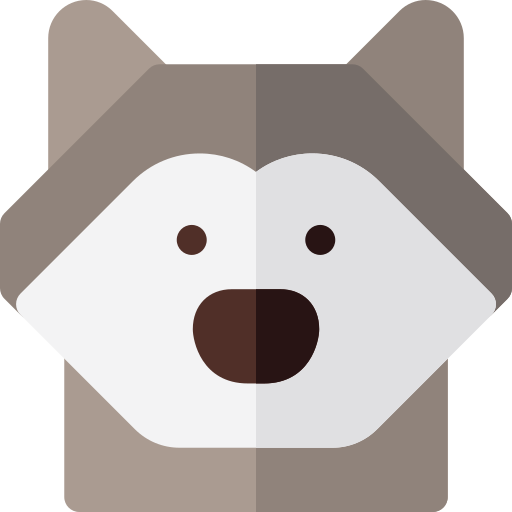 wolf Basic Rounded Flat icon