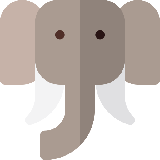 Elephant Basic Rounded Flat icon