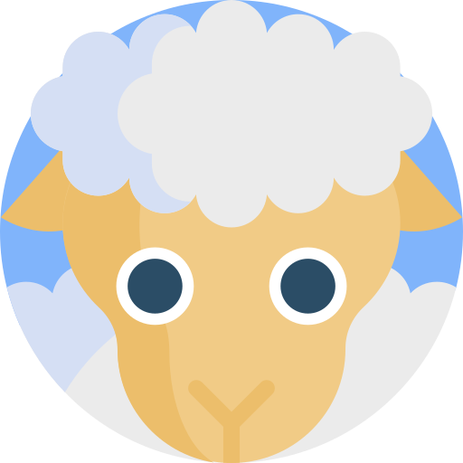 Sheep Detailed Flat Circular Flat icon