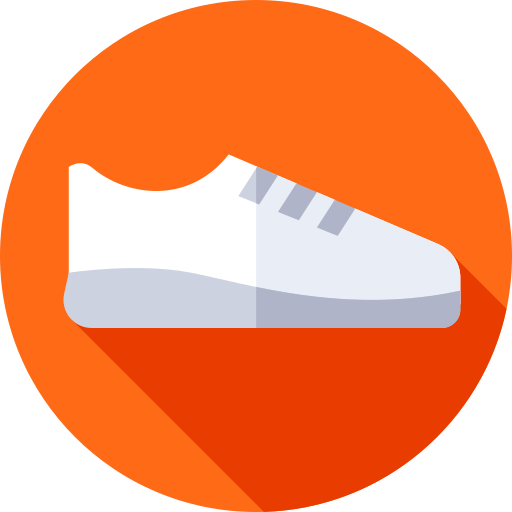 sneakers Flat Circular Flat icoon