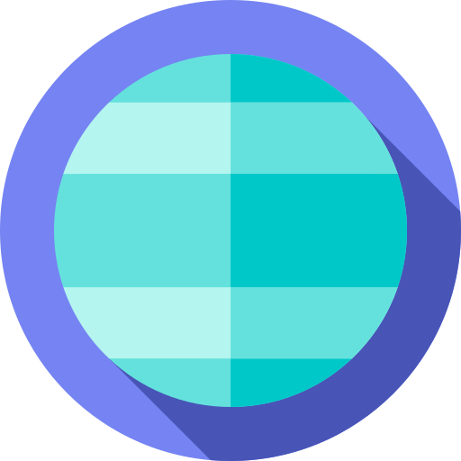 pelota de yoga Flat Circular Flat icono