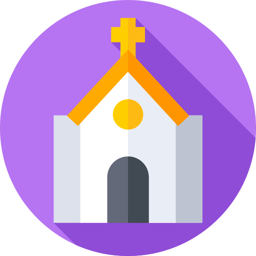 Церковь Flat Circular Flat иконка