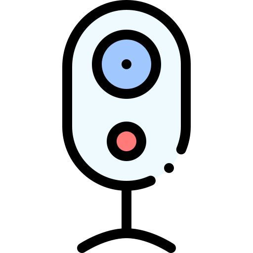 ウェブカメラ Detailed Rounded Lineal color icon