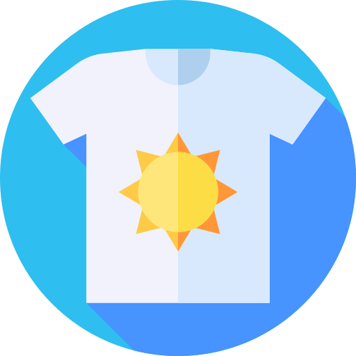 tシャツ Flat Circular Flat icon