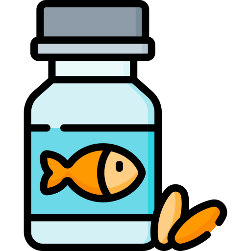 pastillas de pescado Special Lineal color icono