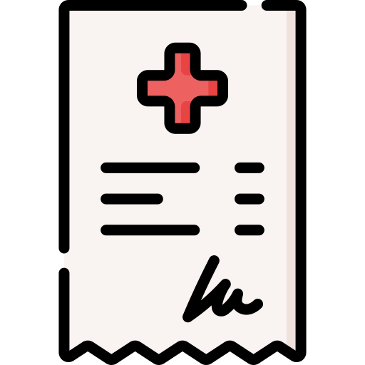 prescripción médica Special Lineal color icono